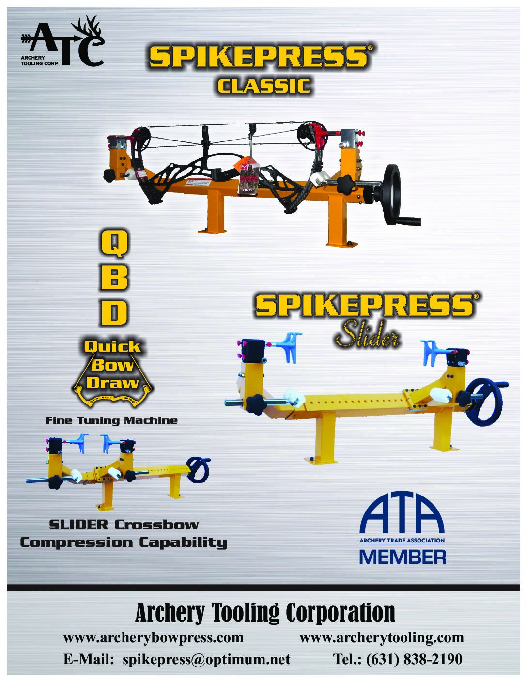 ATC Bow Press Tool Tray (See Price List / Order Form) - Archery Tooling ...