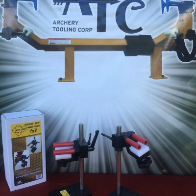 ATC Bow Vise being displayed without a bow.
